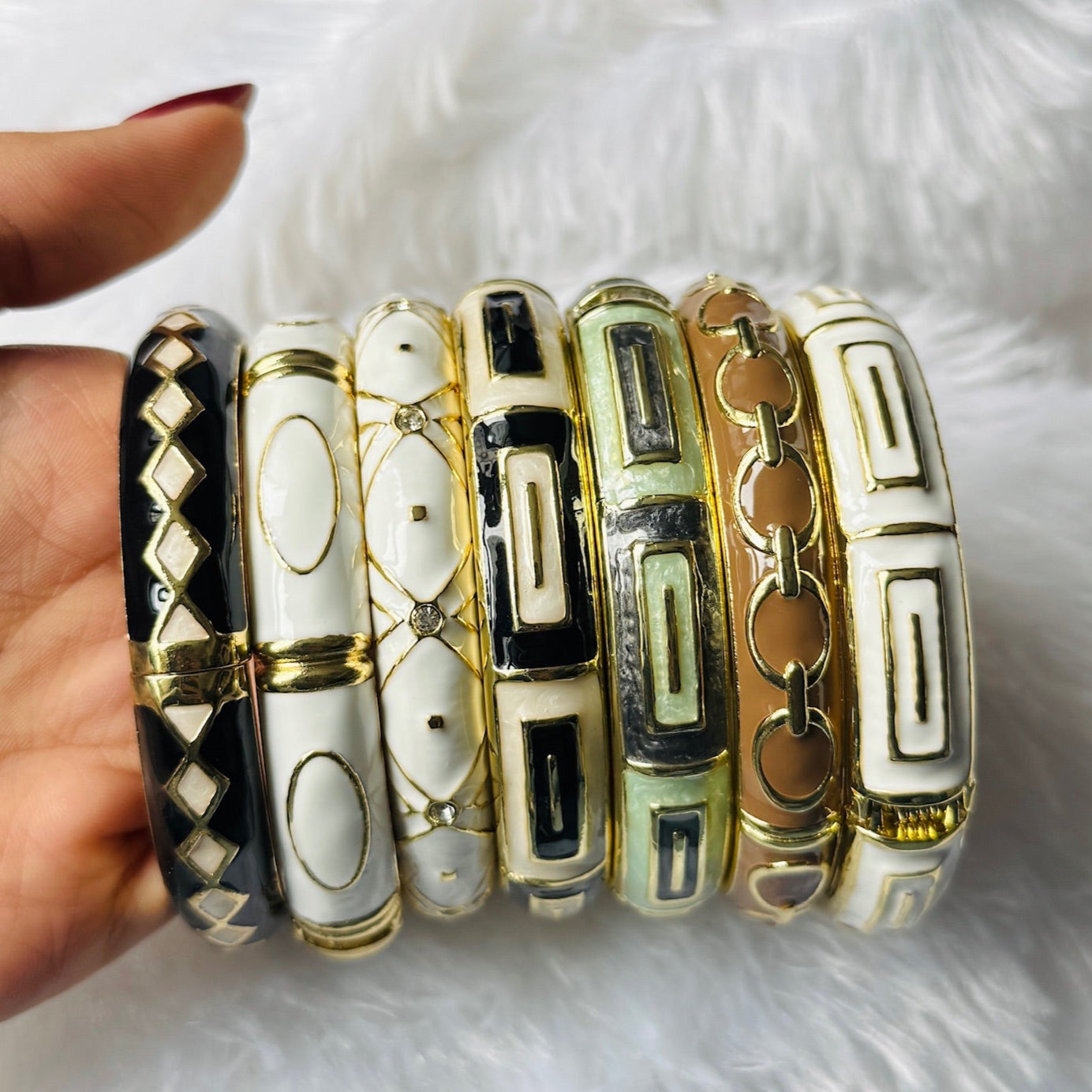 Enamel Bangles (abstract)