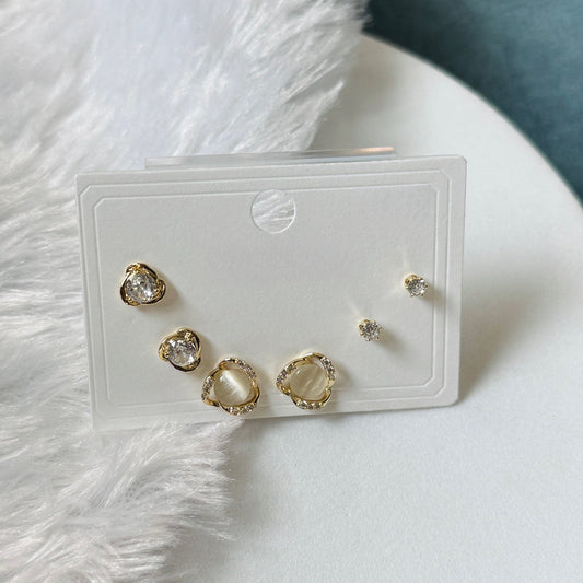 Cloud Curve Set Studs