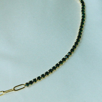 Zoraya Green Thin Bracelet