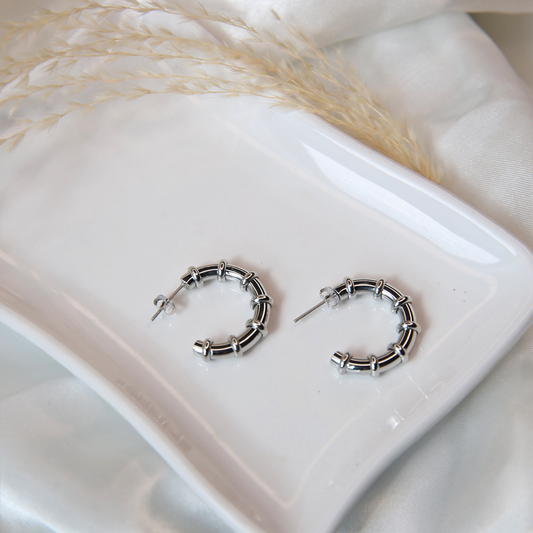 Silver Fusion Earring