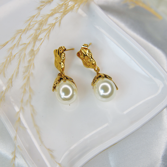 Eternal Allure pearl earrings
