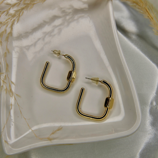 Canes hoops earring