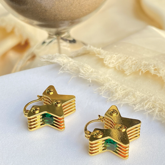 Divine Bliss Star Earrings