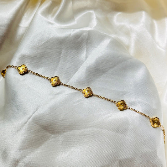 VC Gold Clover Bracelet