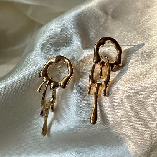 Denali Uneven Paint Drop Earrings