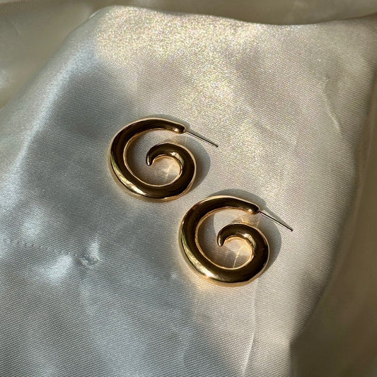 Amalgi Spiral Earrings