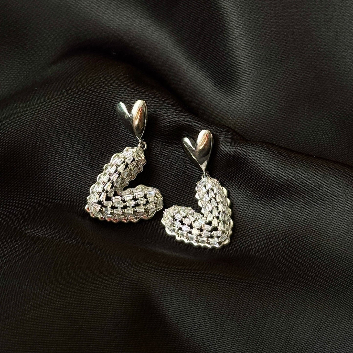 Ursa Heart Stone Earrings