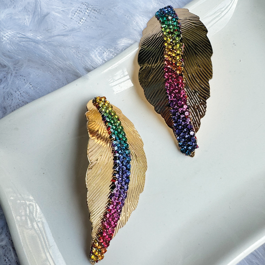 Premium leaf earrings